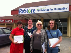 Erin, Carol, Carroll and Rachel conducting the Rosedale Transit Survey