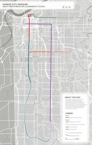 Proposed Streetcar routes - Plain. Click to enlarge.