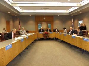 Signing ceremony at the KCATA Board of Commissioners Dec 17, 2014